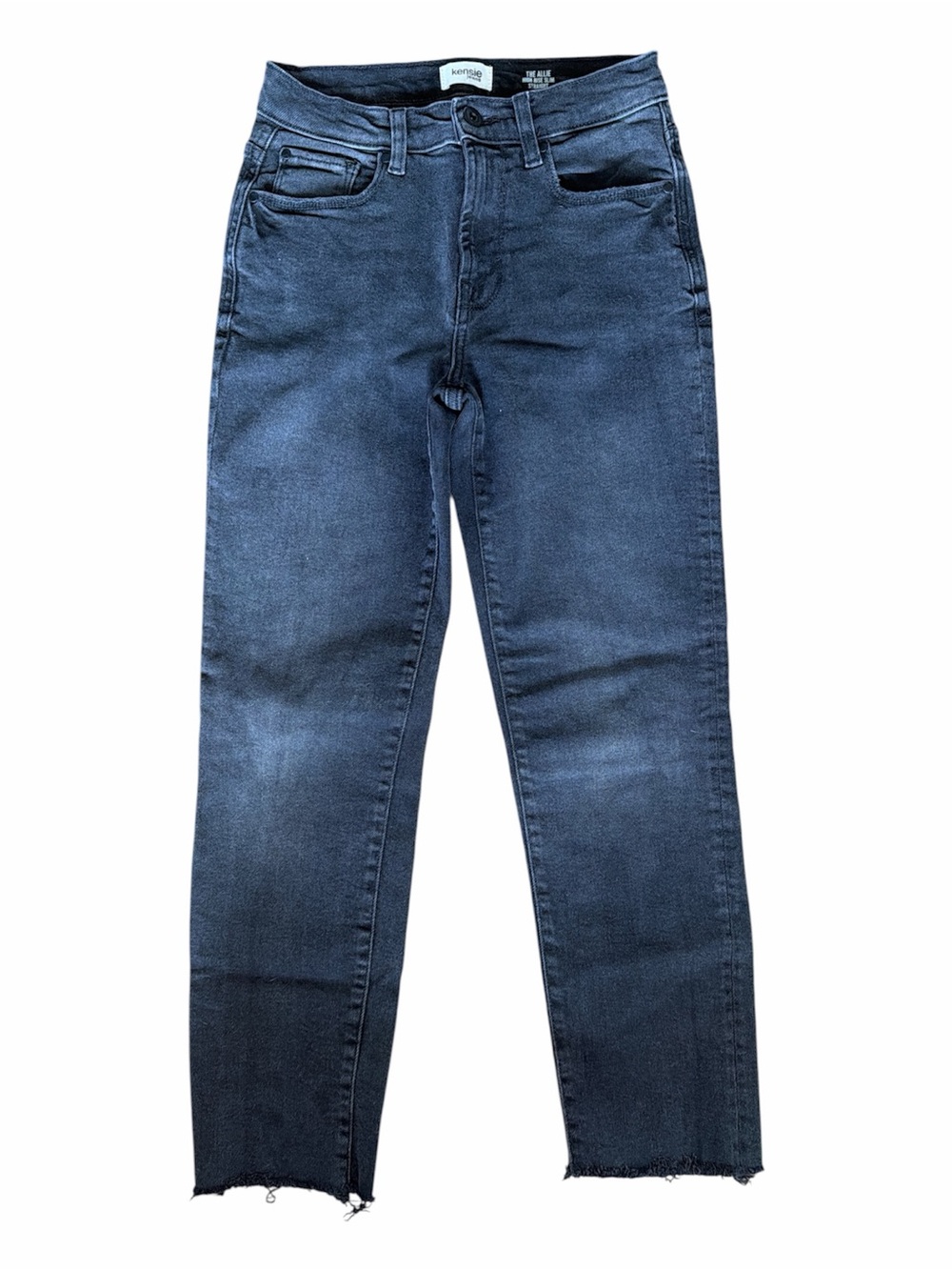 Kensie The Allie High Rise Slim Straight 0/25 Women’s 2000s Goth Classic